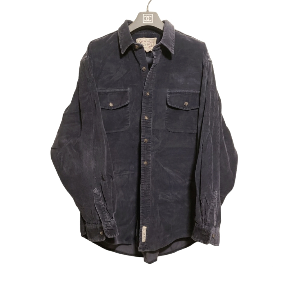 Vintage 90s Y2K Abercrombie & Fitch 'Big Shirt' Corduroy Button Down
